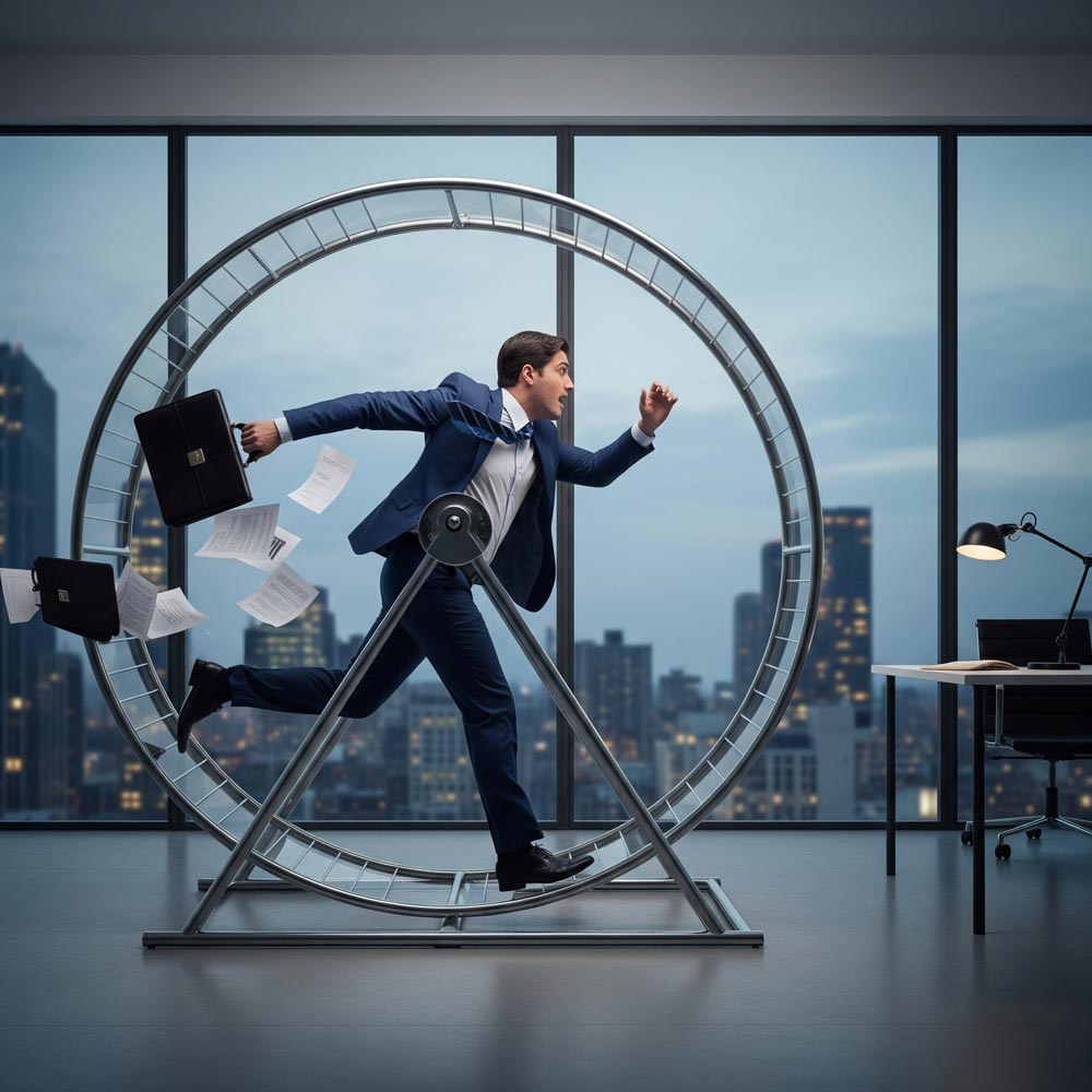 Running in the hamster wheel